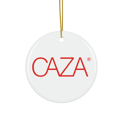 CAZA® Ceramic Ornament (White)
