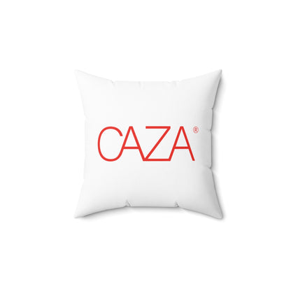 Spun Polyester Square Pillow (White)