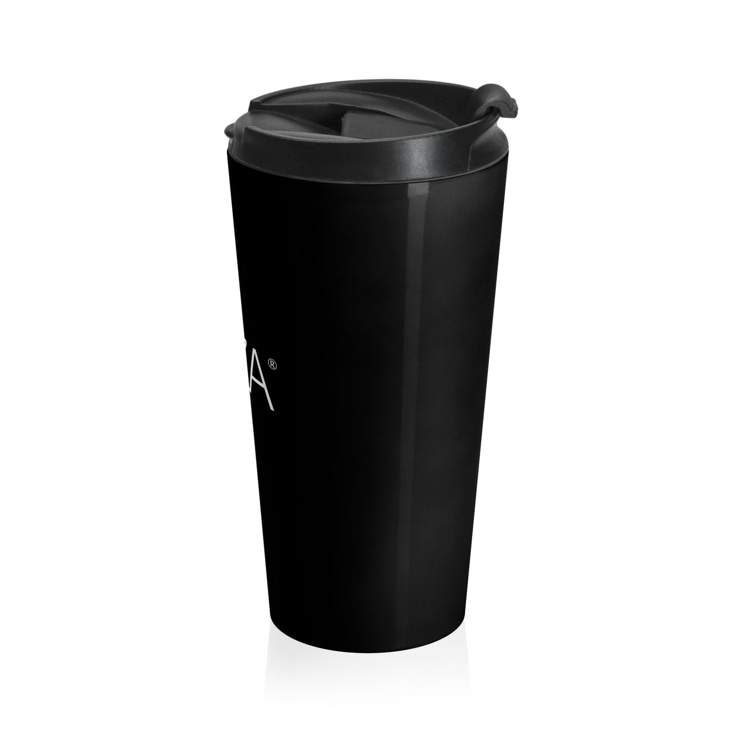 Stainless Steel Travel Mug (Black)