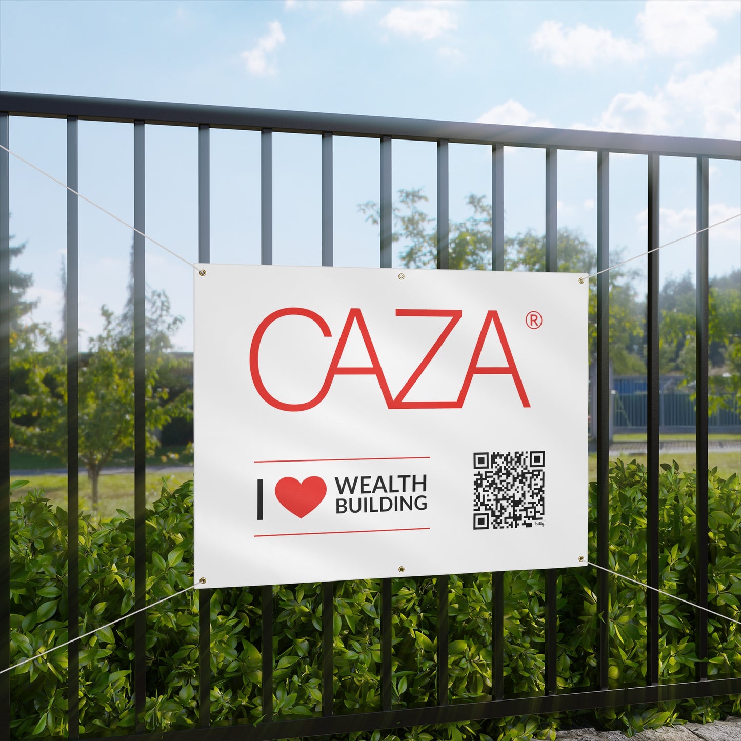 Join CAZA® | Matte Banner (White)