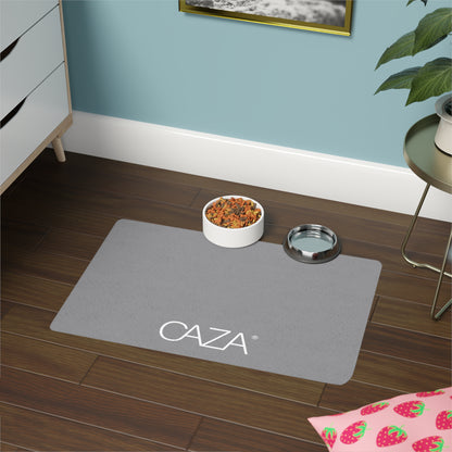 Rectangle Pet Food Mat (Grey)