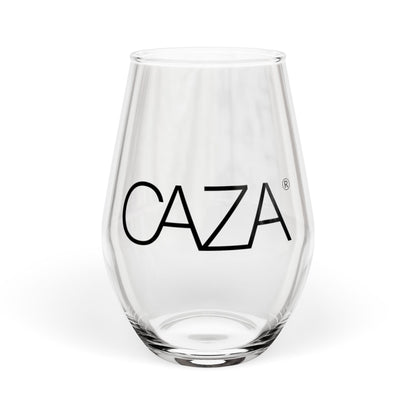 Stemless Wine Glass | Black Logo