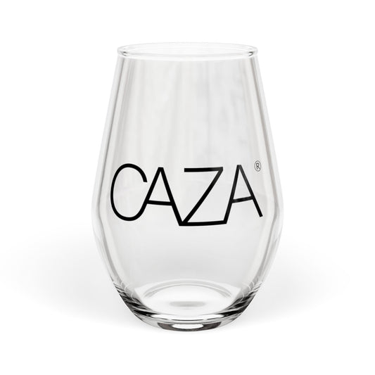 Stemless Wine Glass | Black Logo