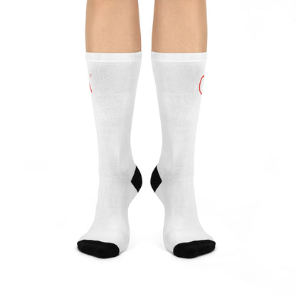 Cushioned Crew Socks (White)