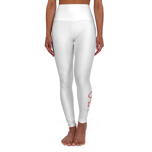 High Waisted Yoga Leggings (Option 2 - White)