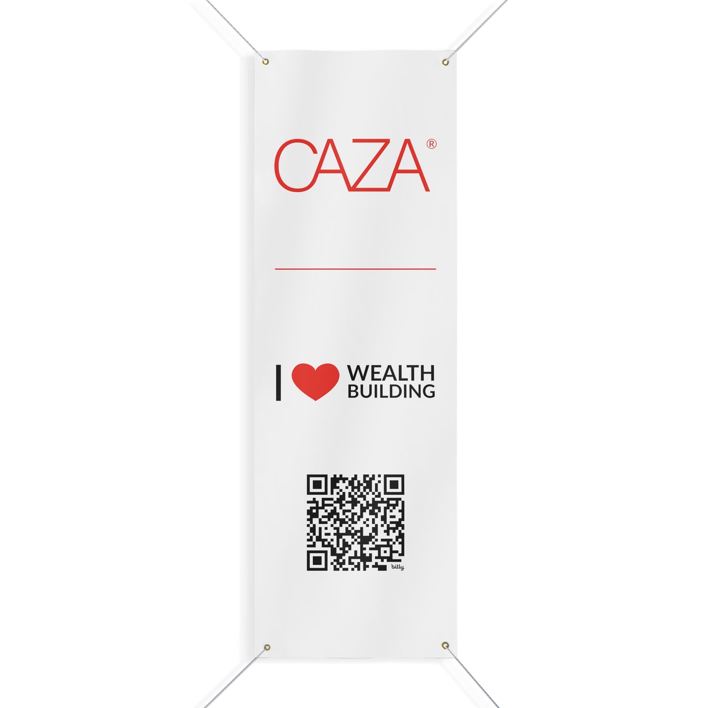 Join CAZA® | Matte Banner (White)