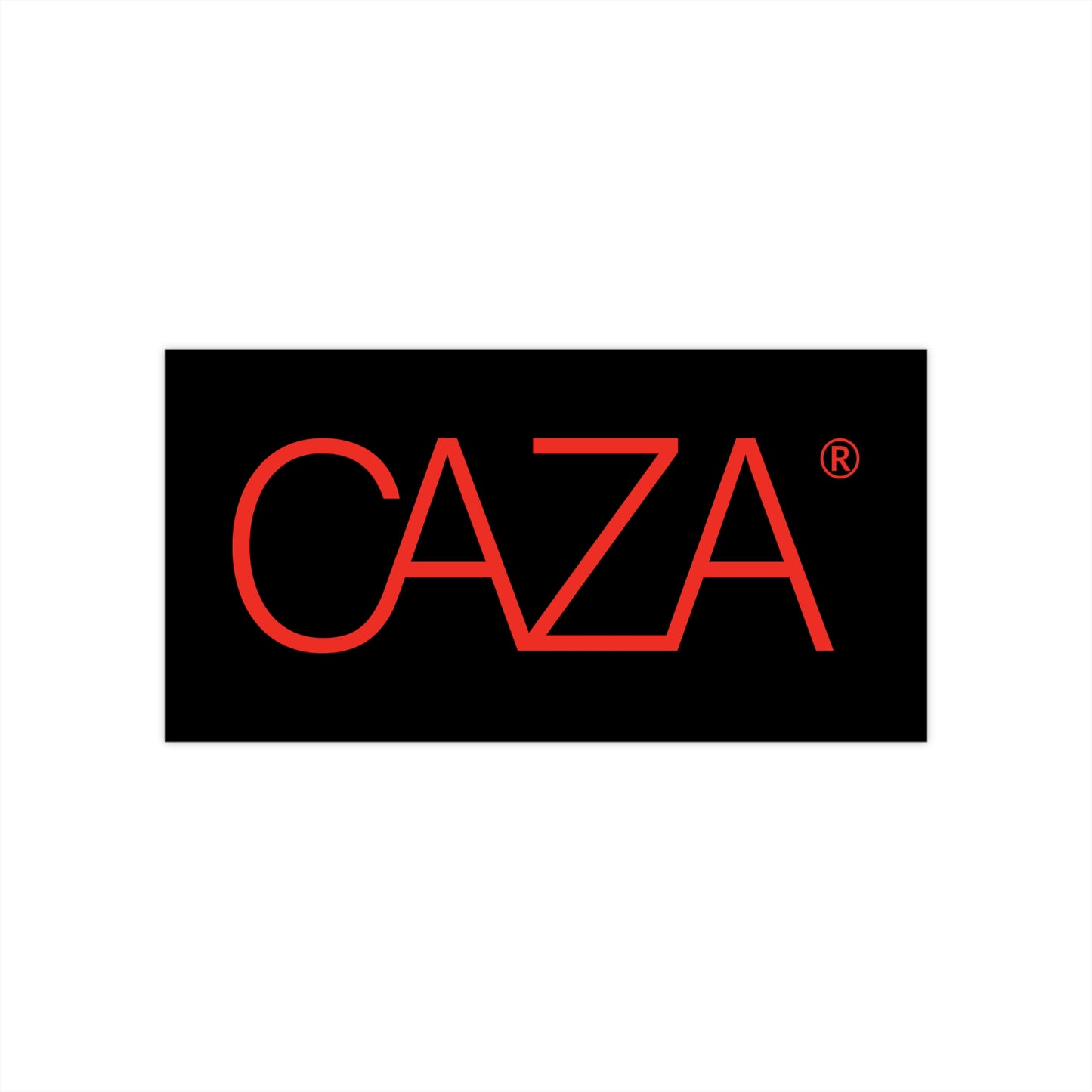CAZA® Bumper Stickers (Black)