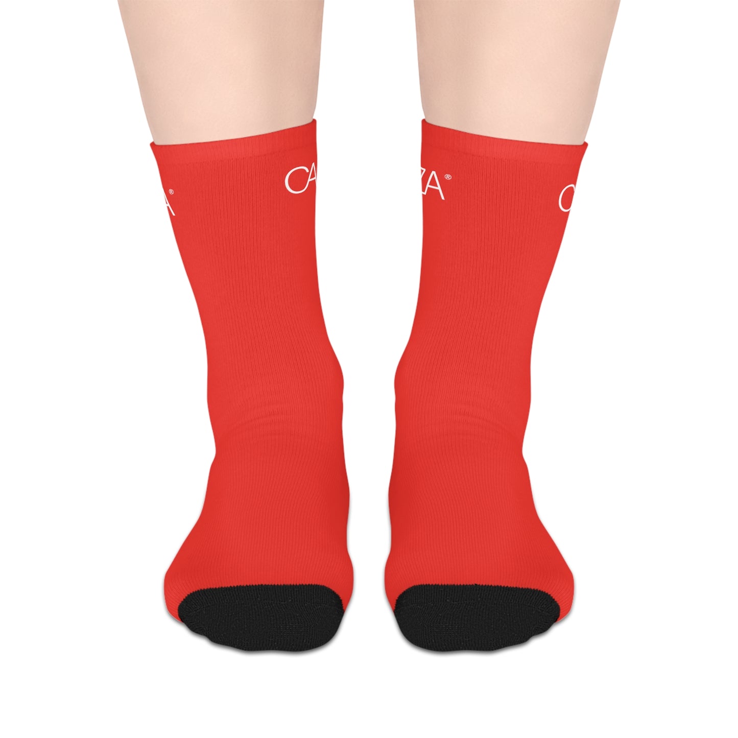 Mid-length Socks (Red)