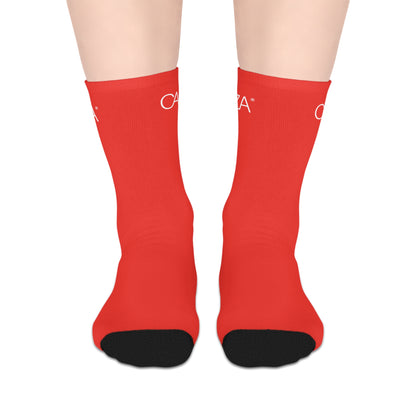 Mid-length Socks (Red)
