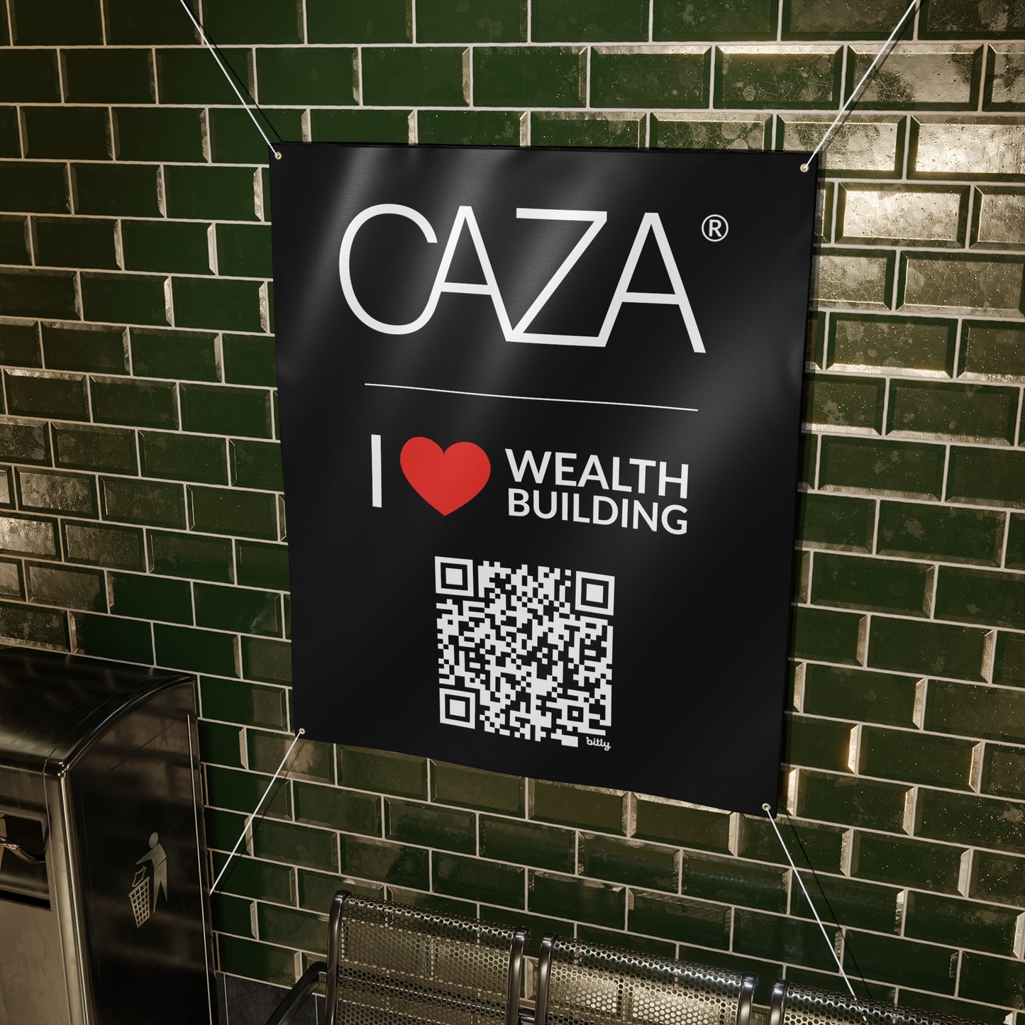Join CAZA® | Matte Banner (Black)