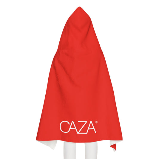 Youth Hooded Towel (Red)