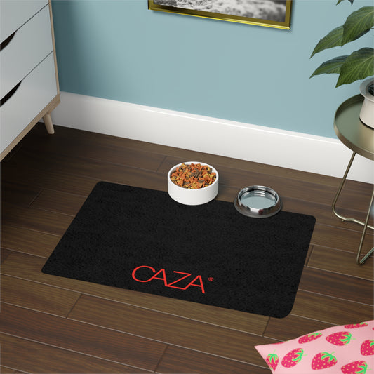 Rectangle Pet Food Mat (Black)