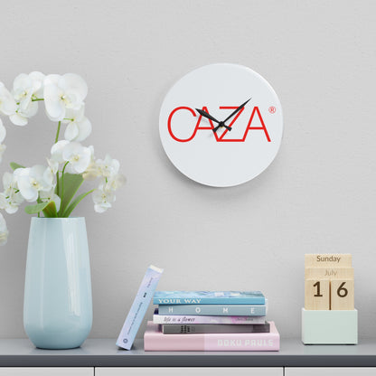 Acrylic Wall Clock (White)