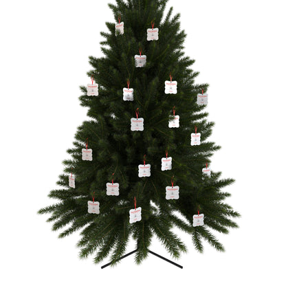 1st Christmas Aluminum Ornaments (White)