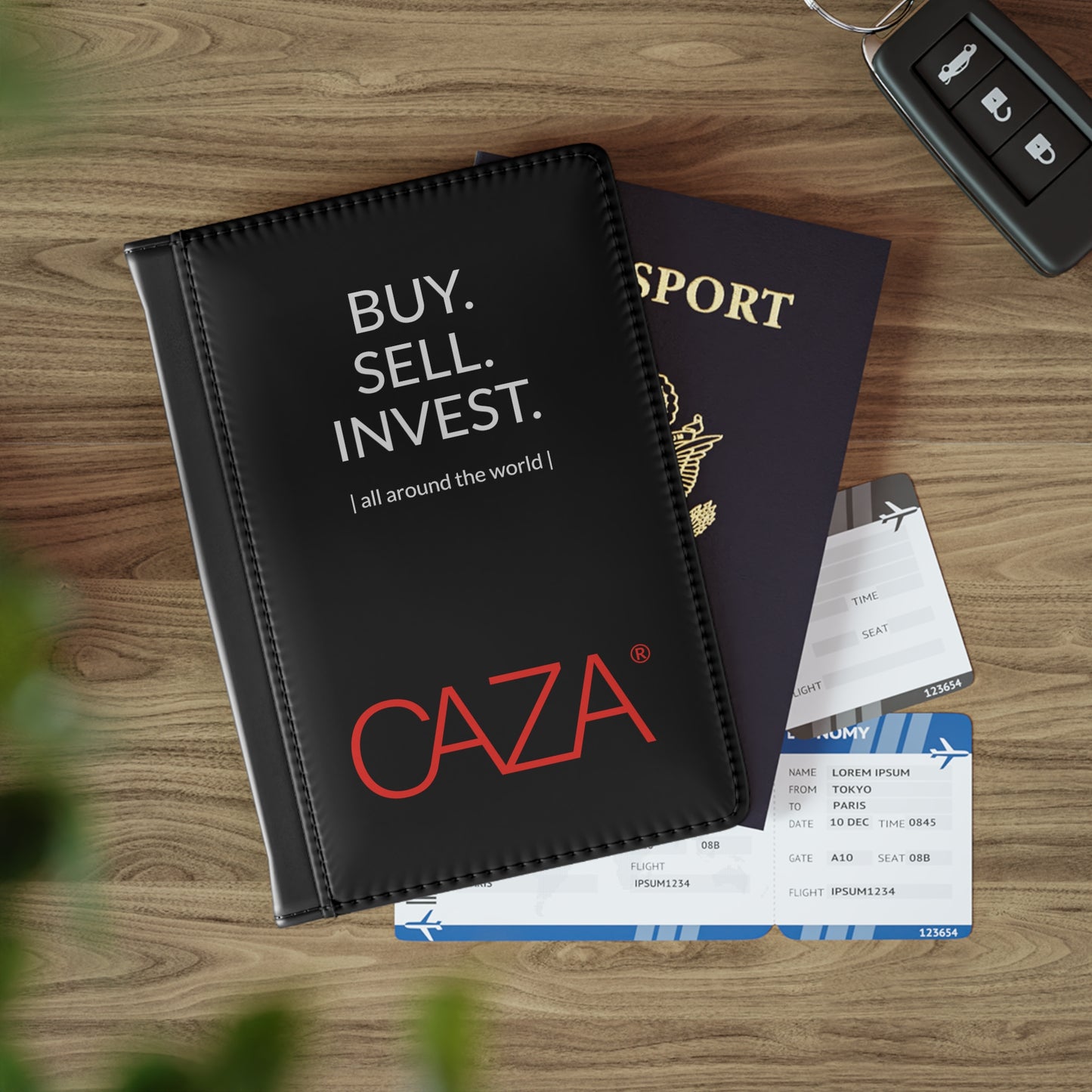 Passport Cover (Black)