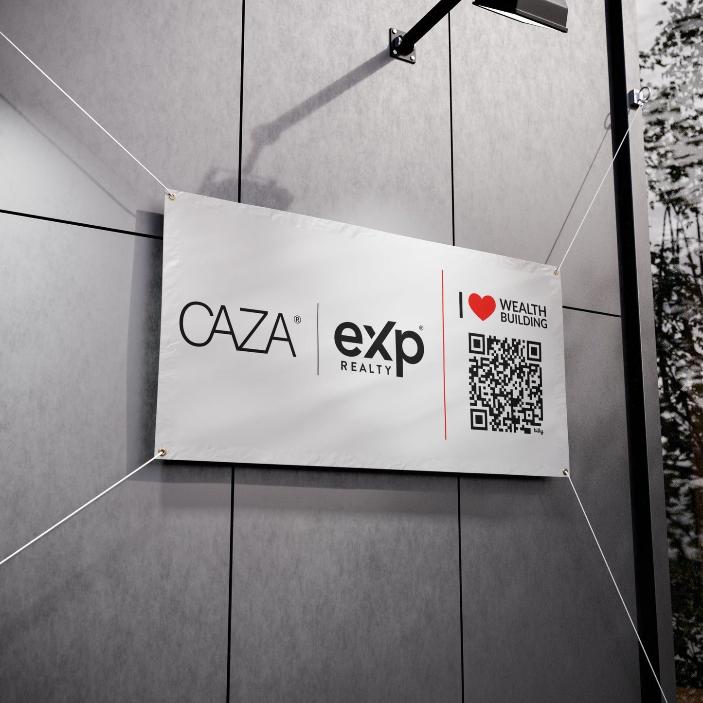 Join CAZA® | Vinyl Banners (White)