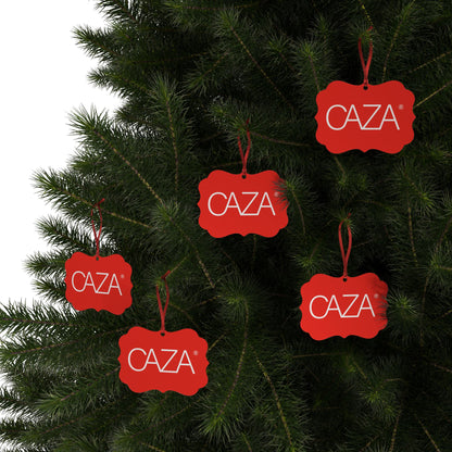 CAZA® Aluminum Ornaments (Red)