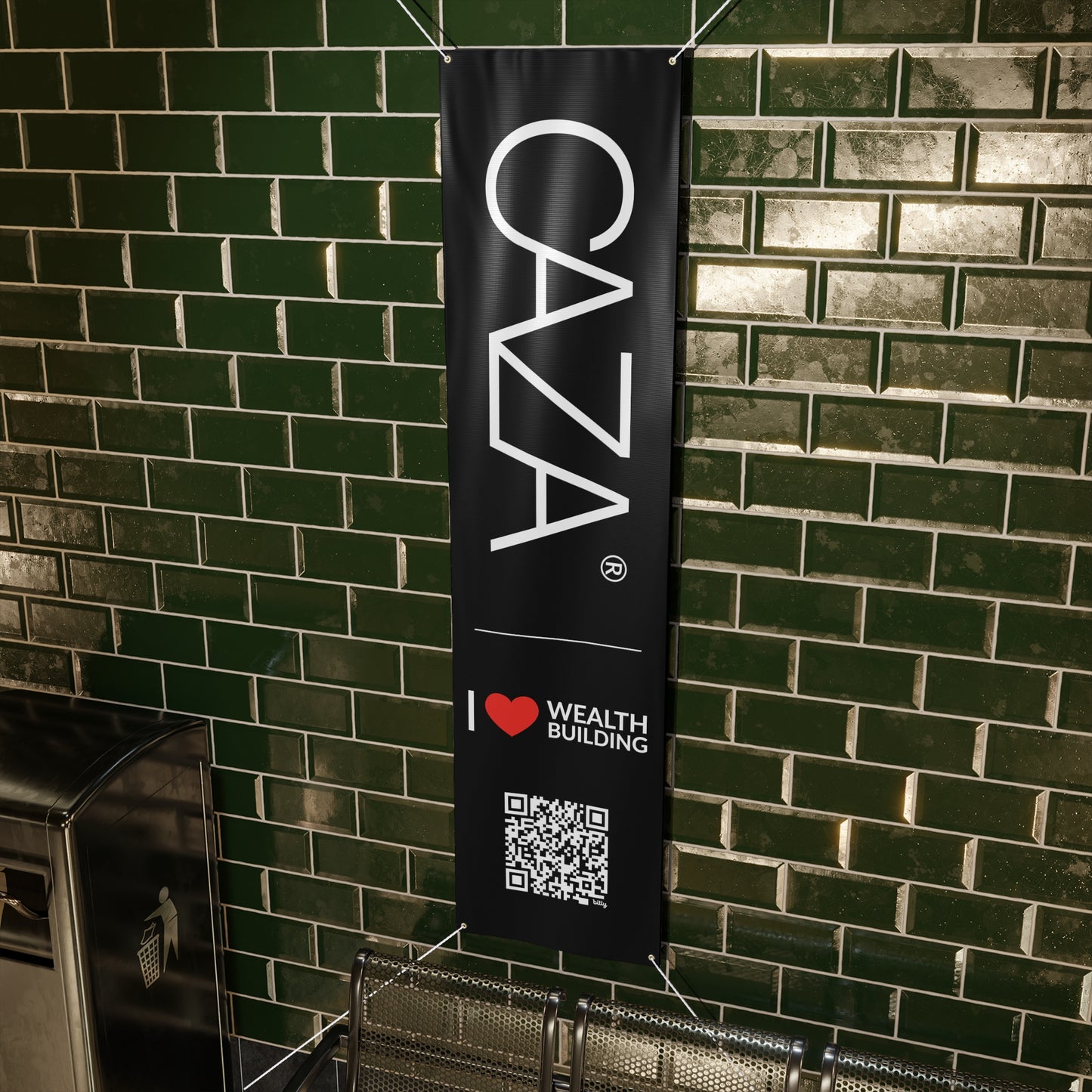 Join CAZA® | Matte Banner (Black)
