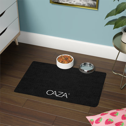 Rectangle Pet Food Mat (Black)