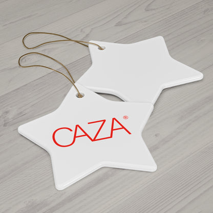 CAZA® Ceramic Ornament (White)