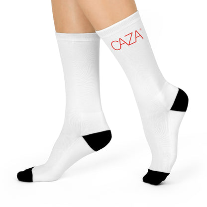 Cushioned Crew Socks (White)