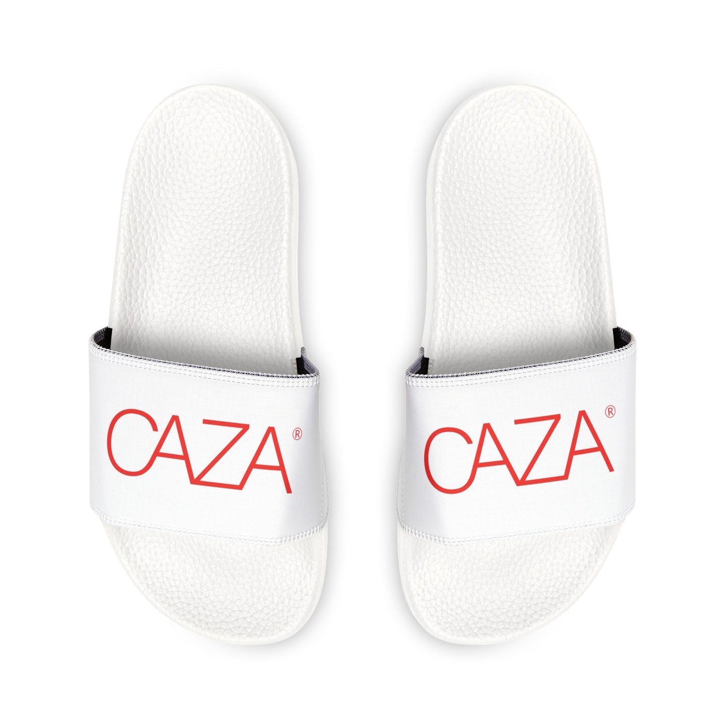 Men's PU Slide Sandals (White)