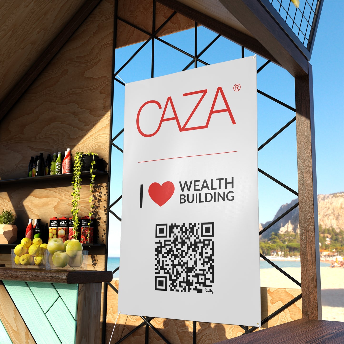 Join CAZA® | Matte Banner (White)