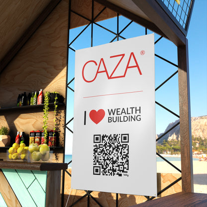 Join CAZA® | Matte Banner (White)