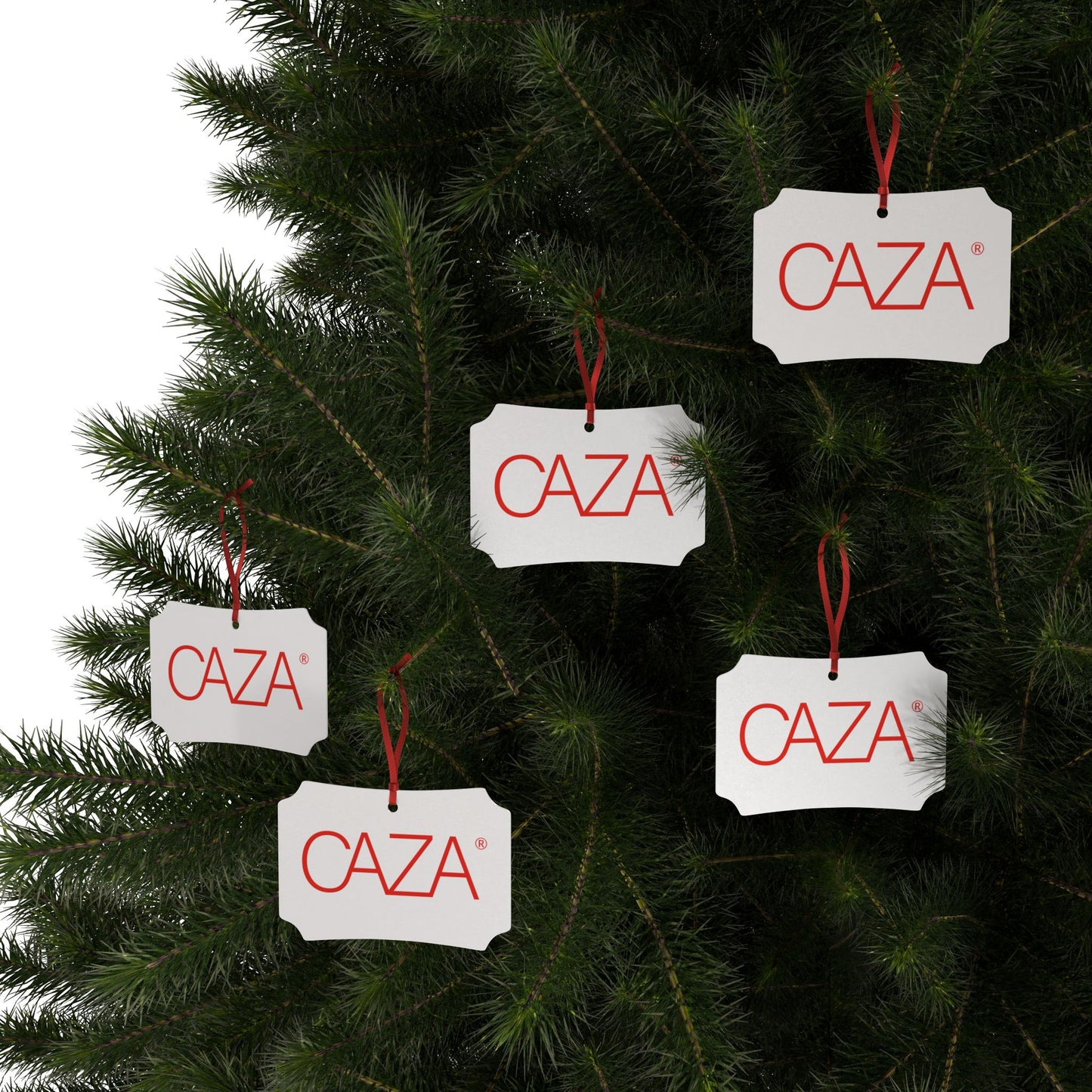 CAZA® Aluminum Ornaments (White)