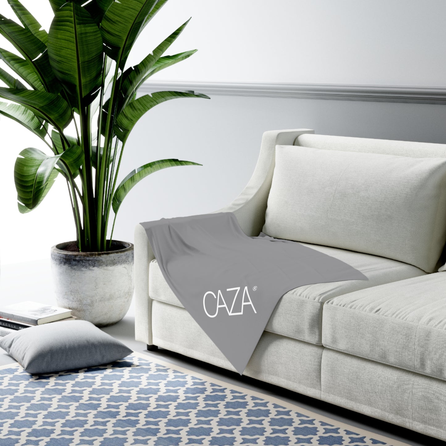 Baby Swaddle Blanket (Grey)