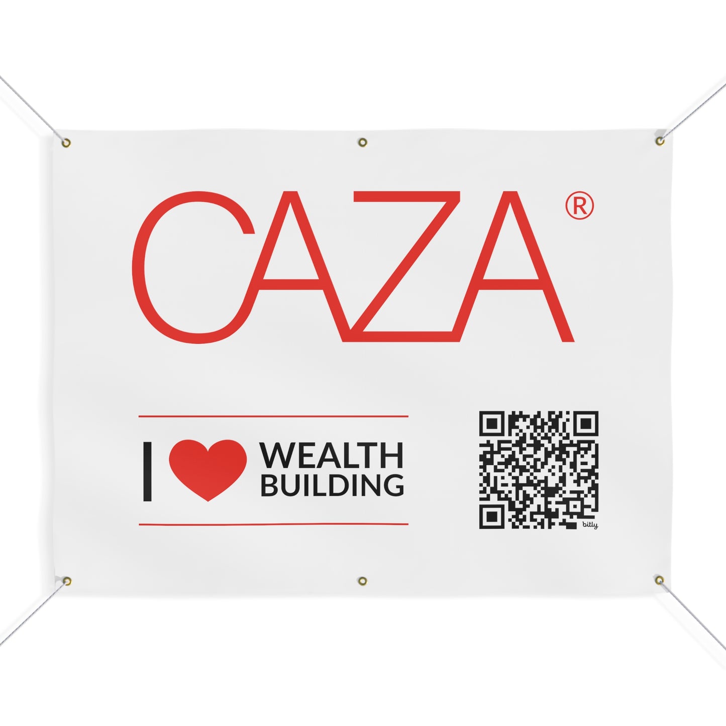 Join CAZA® | Matte Banner (White)