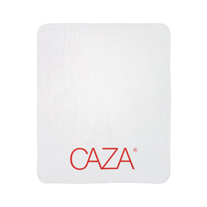 Fleece Sherpa Blanket (White)