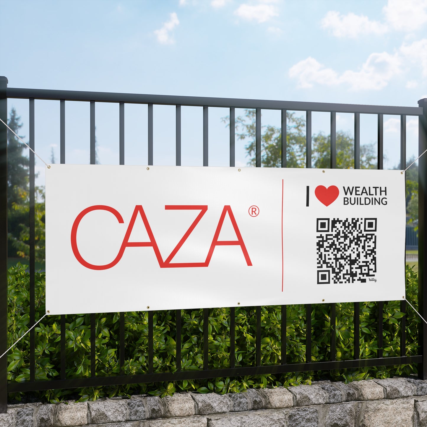 Join CAZA® | Matte Banner (White)