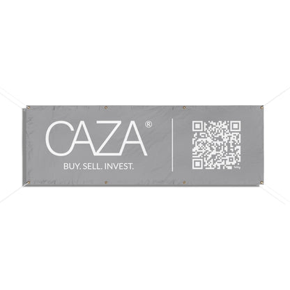 Buy. Sell. Invest. | Vinyl Banners (Grey)