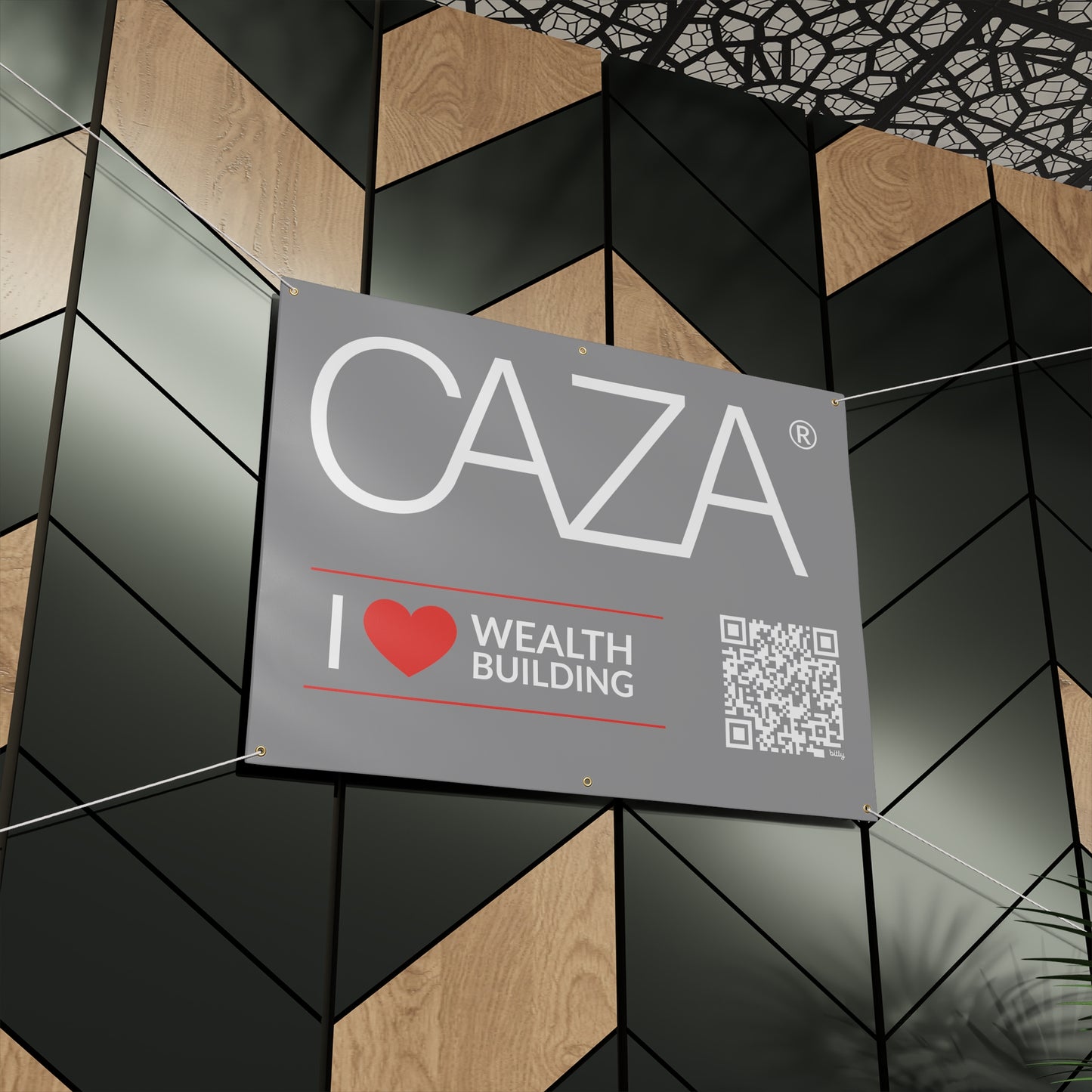Join CAZA® | Matte Banner (Grey)
