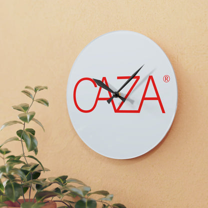 Acrylic Wall Clock (White)