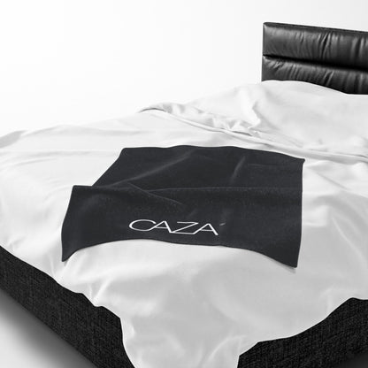 Velveteen Plush Blanket (Black)
