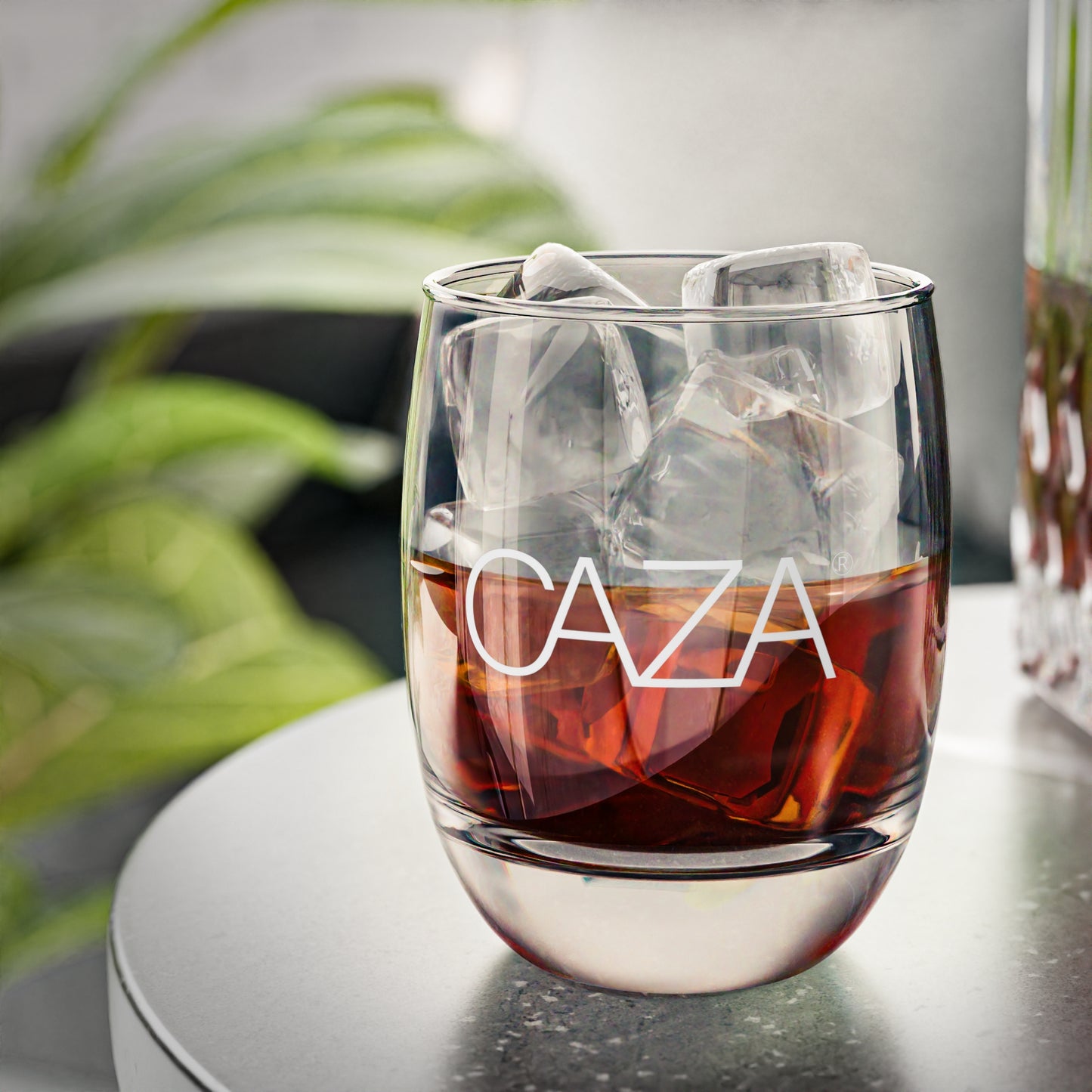 Whiskey Glass | White Logo
