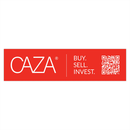 Buy. Sell. Invest. Bumper Stickers (Red)